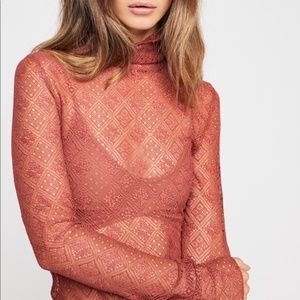 COPY - Intimately Free People Sweet Memories Lace Turtleneck